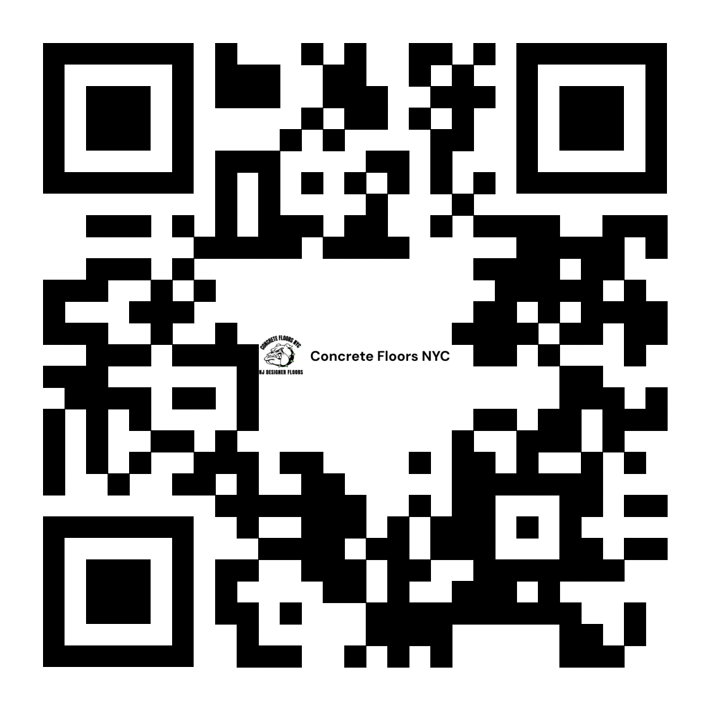 A qr code with the words " concrete peace rpd."